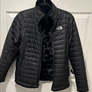 Girls XL (18) North Face Mossbud Swirl Reversible Jacket
